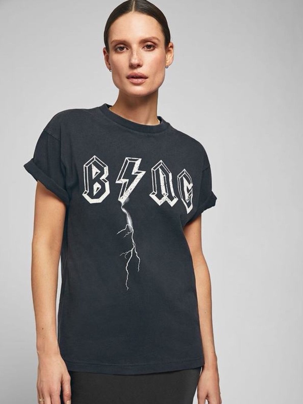 Anine Bing Bing Bolt Tee Sz L NWOT